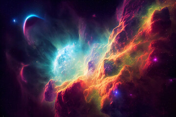 Space abstract background