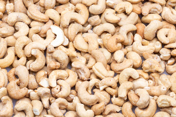 cashew nuts close up