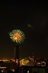 Firework at Tokyo just after COVID19