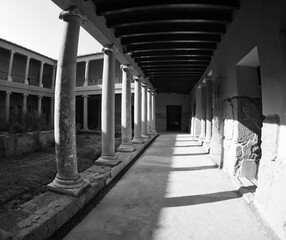 Gang in der Casa Romana