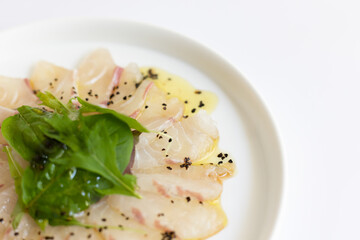 鯛のカルパッチョ