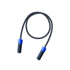 Jumping rope icon. Isometric of jumping rope vector icon for web design isolated on white background