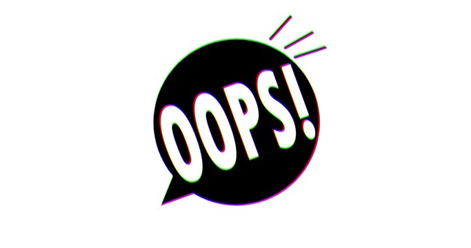 oops, oops logo, error icon, error 404