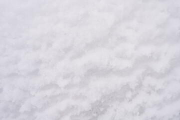 winter background texture fresh snow covering ground. natural abstract pattern flat rough coating snow surface. white icy frozen snowflakes on light calm drifts closeup. nature and christmas time