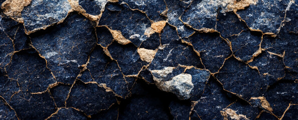 rock texture, navy blue color, toned rough mountain