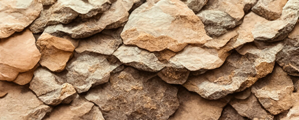 light brown rock texture, rough mountain surface, background, banner