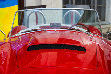 Engine cooling. Car tuning. auto air intake