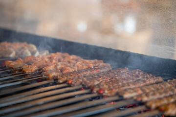 delicious turkish kebabs, adana wrap, chicken shish, chicken wings, liver shish, eggplant kebab and mixed grill