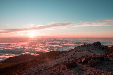 Naklejka premium 美しい夜明け