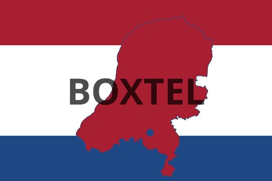 Boxtel: Illustration mit dem Namen der niederl&auml;ndischen Stadt Boxtel in der Provinz Noord-Brabant