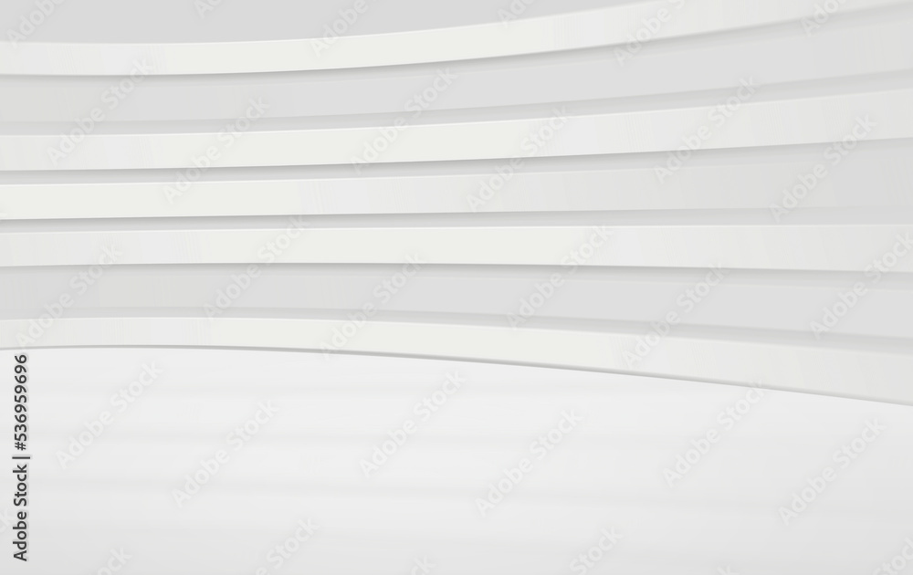 Wall mural 3d rendering of an empty white room with abstract background. for product showcase, showroom, advert