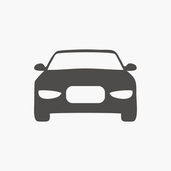 automobile, car icon vector isolated. Transportation, race, auto, vehicle symbol sign