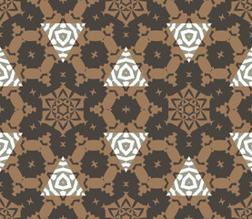 Abstract geometric pattern. A seamless background, vintage texture.	