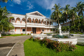 Fototapeta na wymiar Tacloban, Leyte, Philippines - Santo Niño Shrine and Heritage Museum. The former home of Imelda Marcos