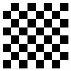 black chess board