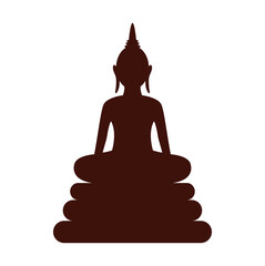 buddha statue silhouette
