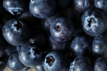 close up of blueberries