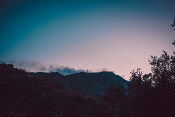 Obraz premium View on Monte Epomeo from Casamicciola Terme