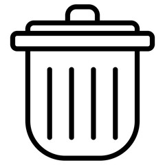 rubbish bin icon