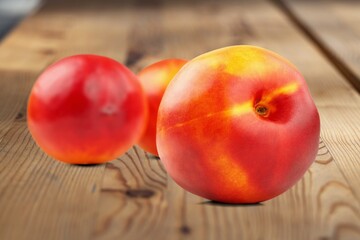 Fresh ripe sweet Peach fruit