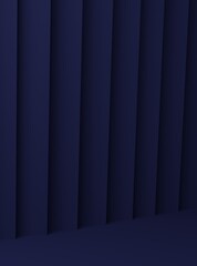 blue 3d render abstract dark background