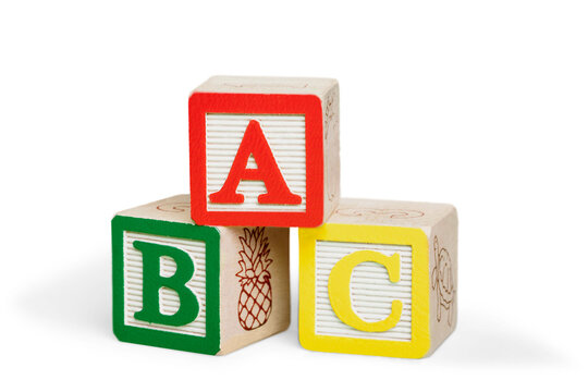 ABC Blocks Isolated