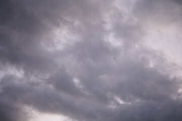 Fototapeta premium Wolken Strukturen am abendlichen Himmel