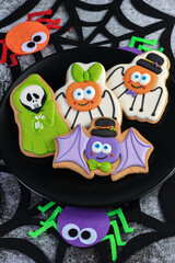Obraz na płótnie Canvas Funny Halloween Cookie