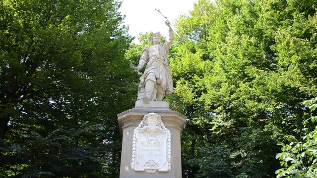 Monument to Jan Kilinskii in Lviv (Ukraine). Jan Kilinsky,