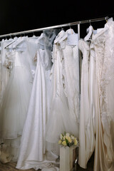 Obraz na płótnie Canvas bride dresses