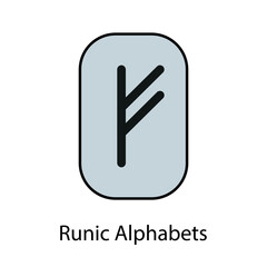 Runic Alphabets. Complete collection of Rune alphabet, futhark. Writing ancient Germans. Vector Mystical symbols. 
Esoteric, occult, magic illustration for Tattoos.
