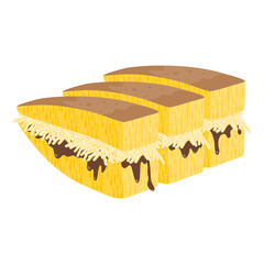 Sweet Martabak On Indonesia Tradional Cakes
