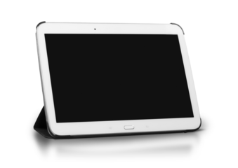 Digital tablet isolated on white