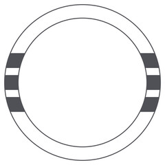Naklejka premium circle frame