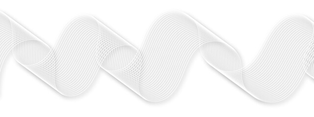 Abstract wavy gray lines stream element for design on a white background. You can use for Web, Texture, Wallpaper, Template, Desktop background, Business banner, poster design.