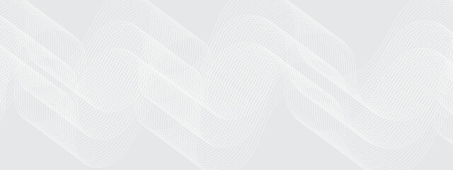 Abstract wavy gray lines stream element for design on a white background. You can use for Web, Texture, Wallpaper, Template, Desktop background, Business banner, poster design.