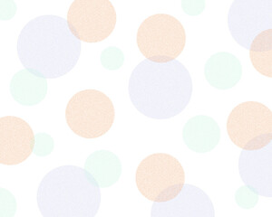 すかし模様が入ったランダムな水玉模様
