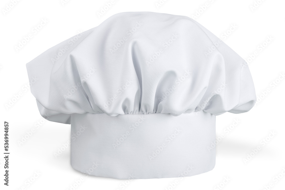 Canvas Prints White cooks cap isolated on white background.