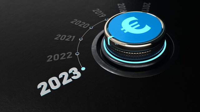 Drehknopf Euro 2023