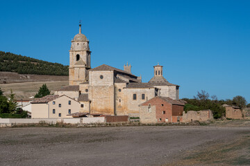 Fototapeta na wymiar Church of Our Lady of Manzano, Castrojeriz, Burgos, Spain. Santiago's road.