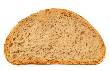 Bread toast isolated on white background.