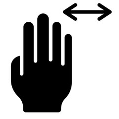 4x horizontal scroll icon