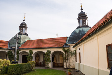 Klokoty near Tabor, Czechia, pilgrimage monastery and church