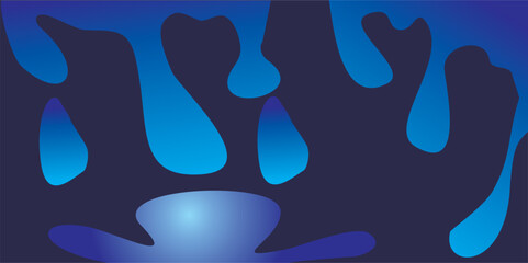 dripping purple gradient blue background