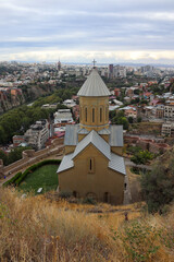Fototapeta premium view of the church & city