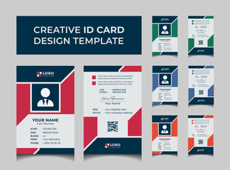 Creative Modern Id Card Design Template