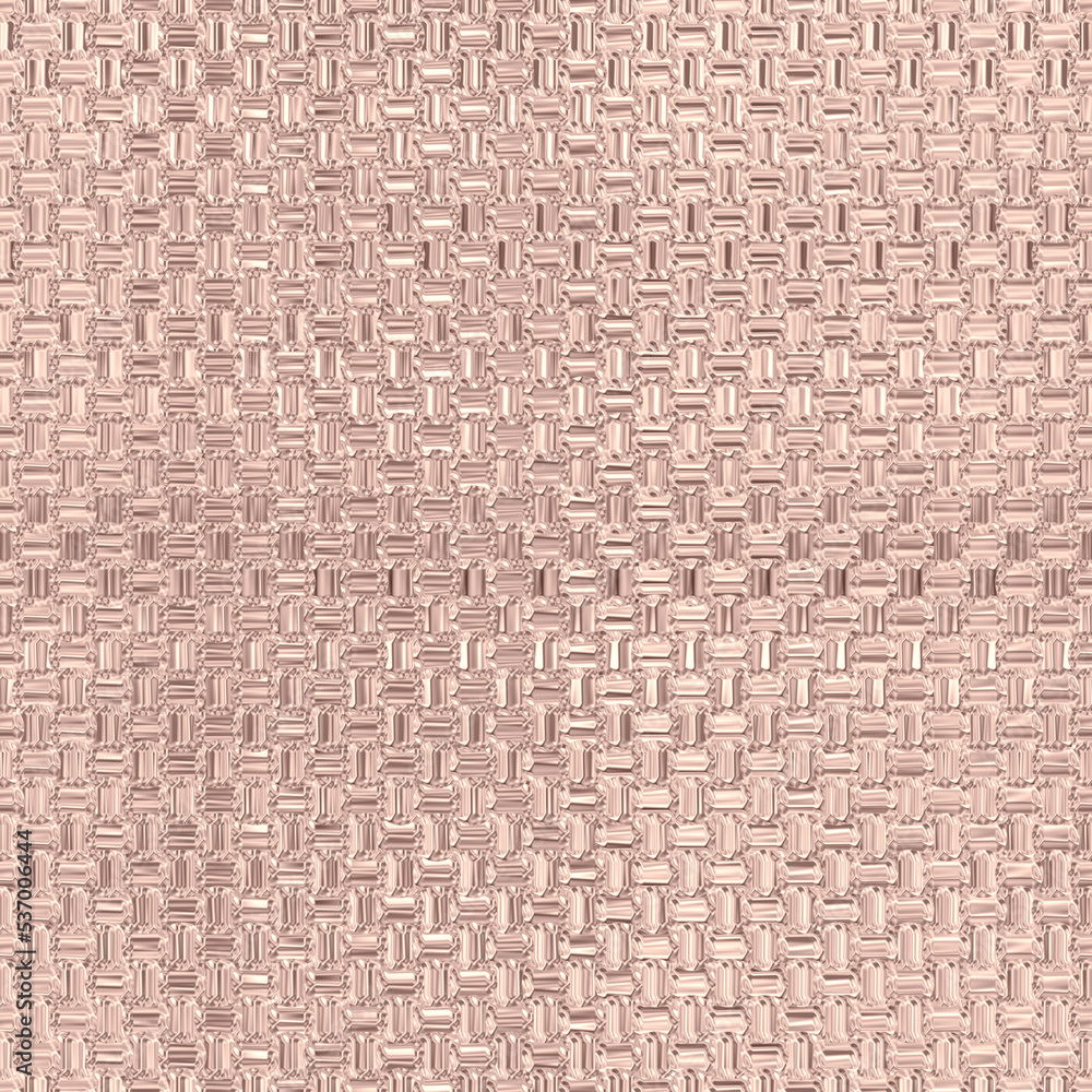 Wall mural rose gold foil seamless pattern, pink golden background