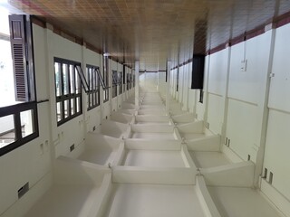 corridor in old hotel