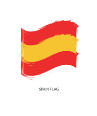 Spain flag vector illustration