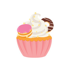 party cupcakes Keep cakes, birthday parties, cupcakes of various flavors, chocolate, lemon, blueberry, vanilla, milk, mixed fruit cupcakes